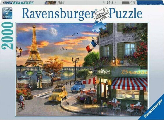 Ravensburger Puzzle 2000el Zachód słońca w Paryżu 167166