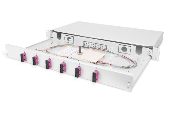 DIGITUS Fiber Optic Splice Box, equipped, SC, OM4