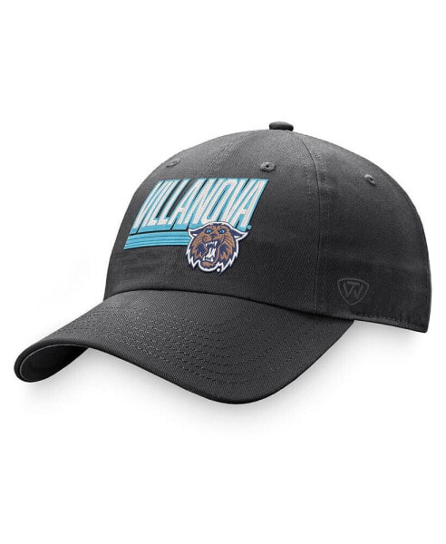 Men's Charcoal Villanova Wildcats Slice Adjustable Hat