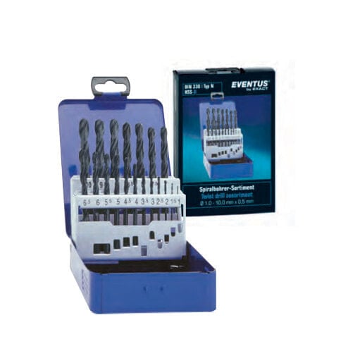 EXACT 32002 - Drill - Drill bit set - Right hand rotation - High-Speed Steel (HSS) - Black - 25 pc(s)