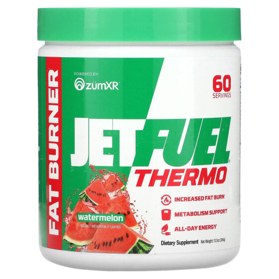 GAT, JetFuel Thermo, сжигатель жира, арбуз, 384 г (13,5 унции)