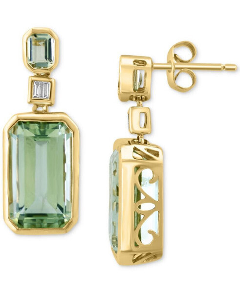 Серьги EFFY Collection Green Quartz