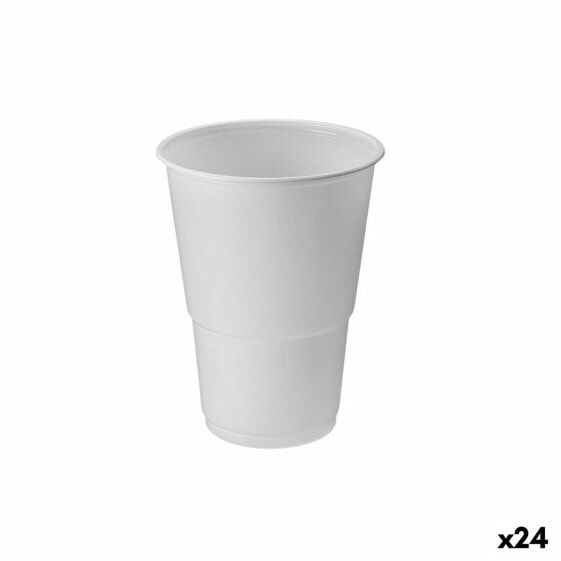 Набор многоразовых стаканов Algon Plastic White 15 Предметов 330 мл 24 штуки