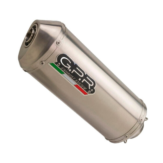 GPR EXHAUST SYSTEMS Satinox TRK 502 17-20 Euro 4 CAT homologated muffler