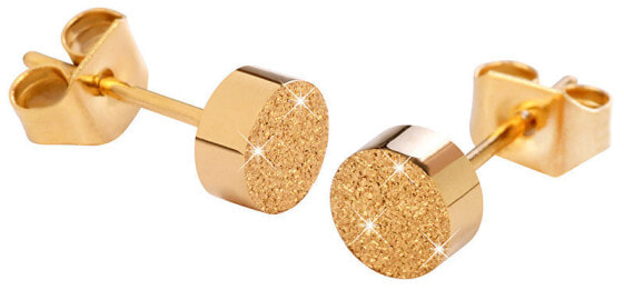 Glittery gold earrings hits KE-004