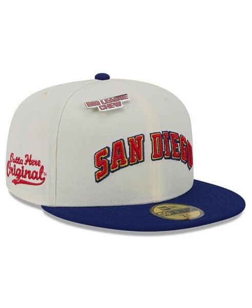 Men's White San Diego Padres Big League Chew Original 59FIFTY Fitted Hat