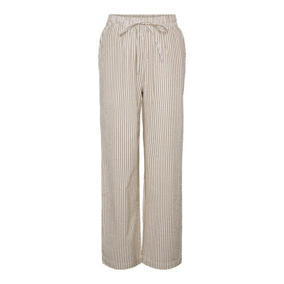 PIECES Sally Loose String Fit high waist pants