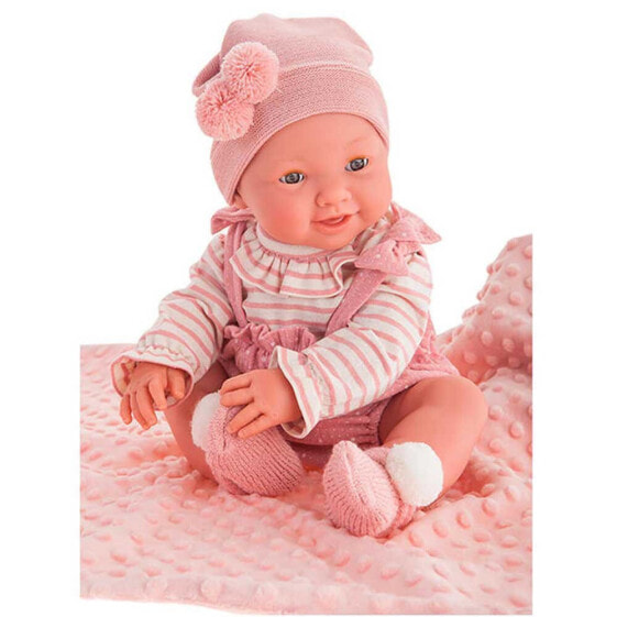 Кукла новорожденная Mia Pipi с одеялом MUÑECAS ANTONIO JUAN