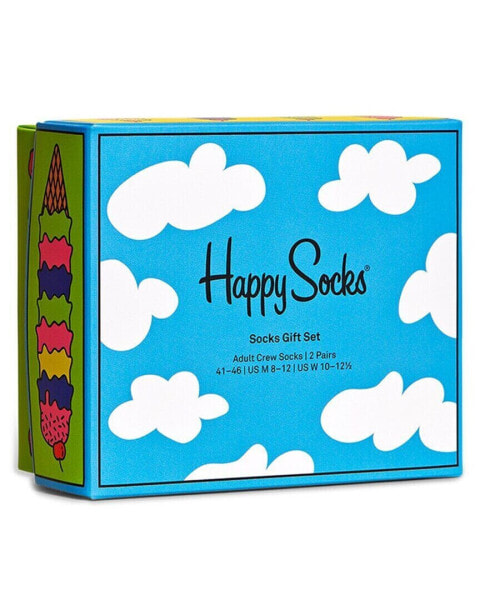 Happy Socks 2Pk Sunny Day Socks Gift Set Men's 41-46
