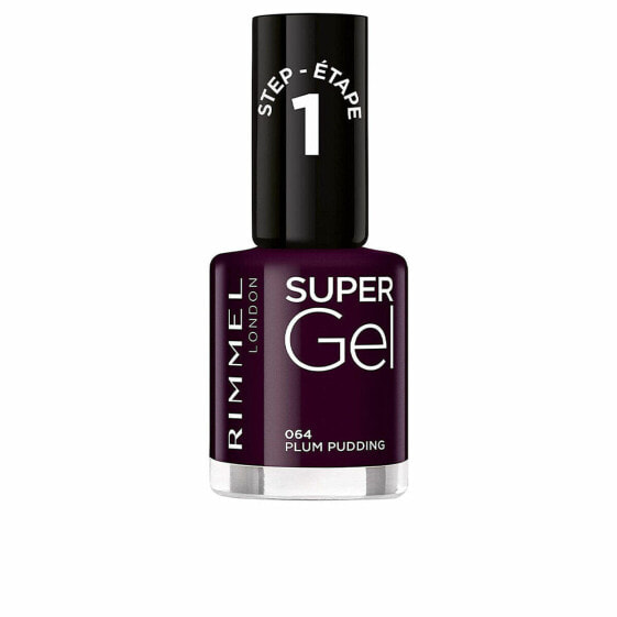 Лак для ногтей Rimmel London Super Gel Plum Pudding Nº 064 (12 ml)