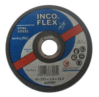 INCOFLEX TARCZA DO CIECIA METALU 125 x 1,6 x 22,2mm