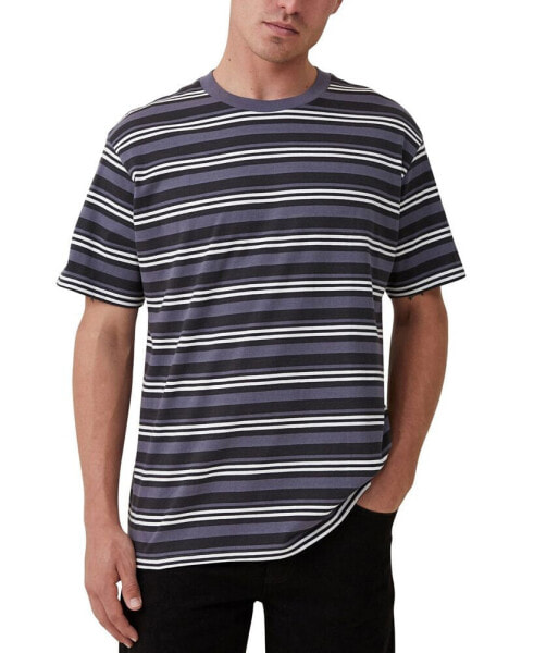 Men's Loose Fit Stripe T-shirt