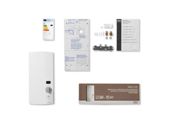 AEG Power Solutions DDLE LCD 18/21/24 - Tankless (instantaneous) - Vertical - 24000 W - Indoor - White