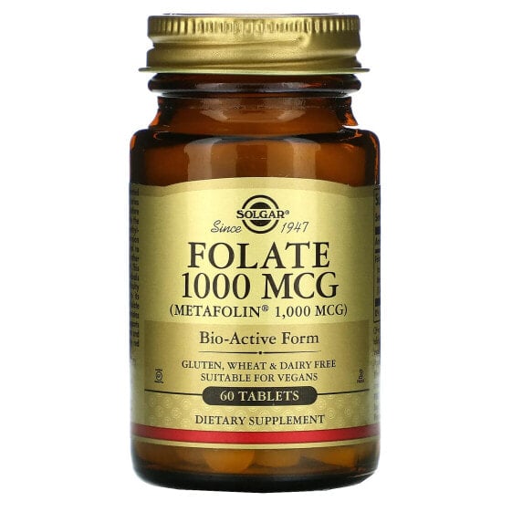 Folate, 1,000 mcg, 60 Tablets