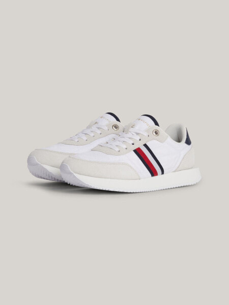 Signature Stripe Suede Sneaker