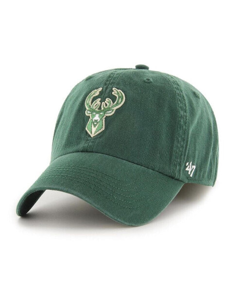 Men's Hunter Green Milwaukee Bucks Classic Franchise Fitted Hat