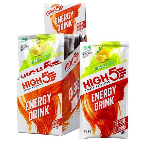 HIGH5 Energy Drink Sachets Box 47g 12 Units Citrus