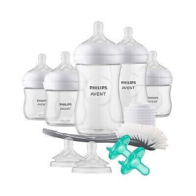 Philips Avent Natural Baby Bottle Newborn Gift Set - Clear - 18ct