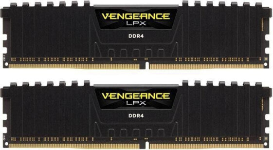 Corsair Vengeance LPX 8GB DDR4-2400 - 8 GB - 2 x 4 GB - DDR4 - 2400 MHz - 288-pin DIMM - Black