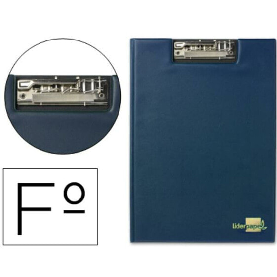 Document Folder Liderpapel MS03 Blue Plastic