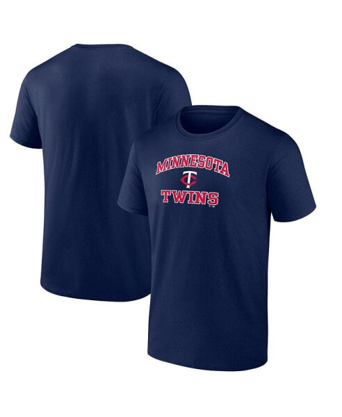 Men's Navy Minnesota Twins Heart & Soul Evergreen T-shirt
