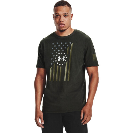 [1365053-310] Mens Under Armour Freedom Chest Flag T-Shirt