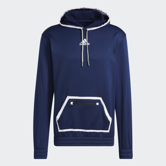 adidas men Team Issue Pullover Hoodie