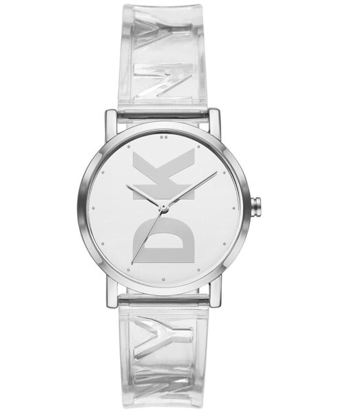 Часы и аксессуары DKNY Женские часы Soho Clear Strap 34мм