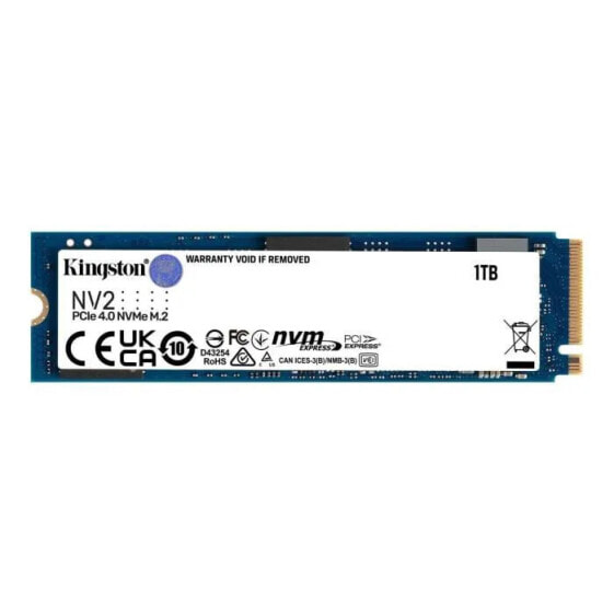 Kingston Technology Festplatte - SSD NV2 - 1 bis 1 intern - M.2 2280 PCIe 4.0 NVMe - Bleu