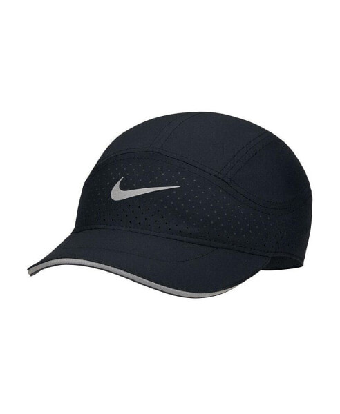 Men's and Women's Black Reflective Fly Performance Adjustable Hat