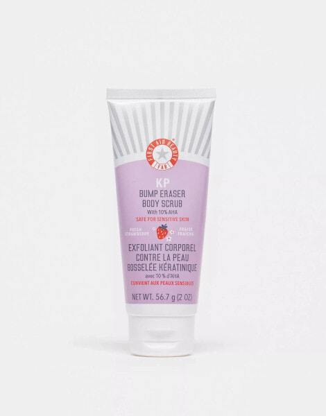 First Aid Beauty KP Bump Eraser Body Scrub 10% AHA Fresh Strawberry 56g