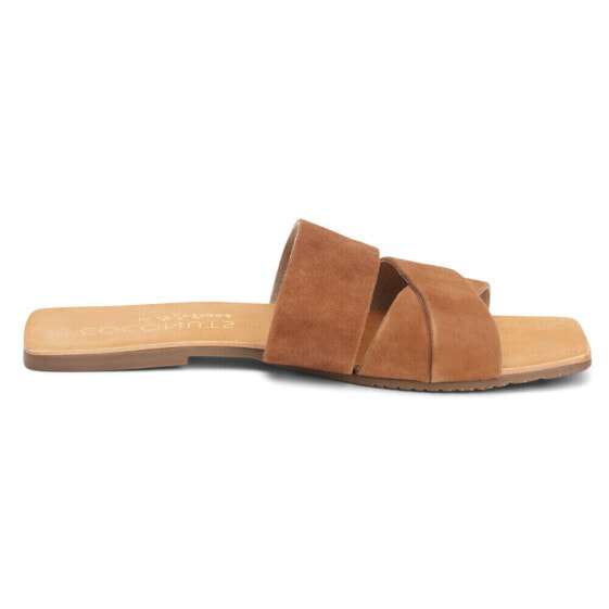 COCONUTS by Matisse Sylas Slide Womens Brown Casual Sandals SYLAS-189