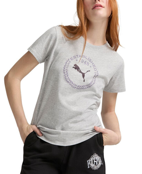 Women's Vintage Sport Graphic Cotton T-Shirt