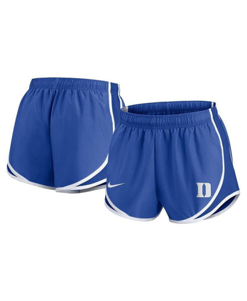 Women's Royal Duke Blue Devils Primetime Tempo Performance Shorts