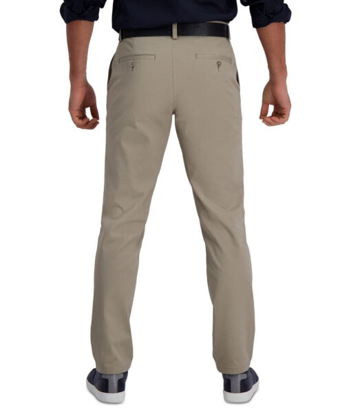 Men's Slim-Fit Motion Khaki Straight Flex Waistband Casual Pants