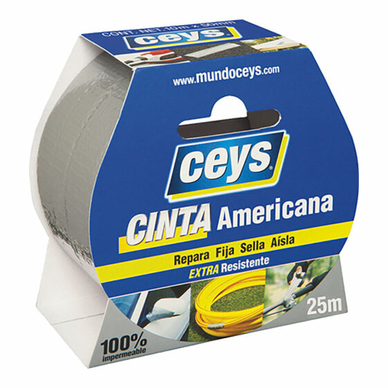 Американская лента Ceys Серебристый (25 m x 50 mm)