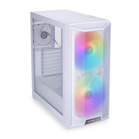 Lian Li Lancool-215 - Midi Tower - PC - White - ATX - EATX - ITX - Mini-ATX - SGCC - Tempered glass - Gaming