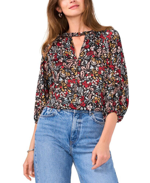 Women's Printed 3/4-Sleeve Top