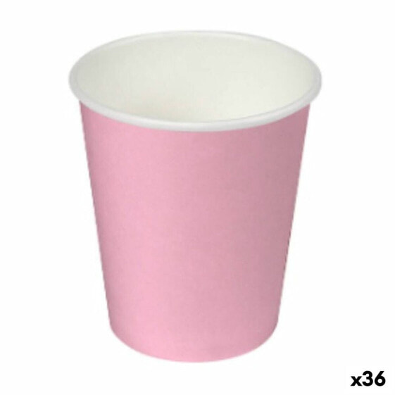 Набор посуды одноразовая Algon Картон Розовый (36 штук)