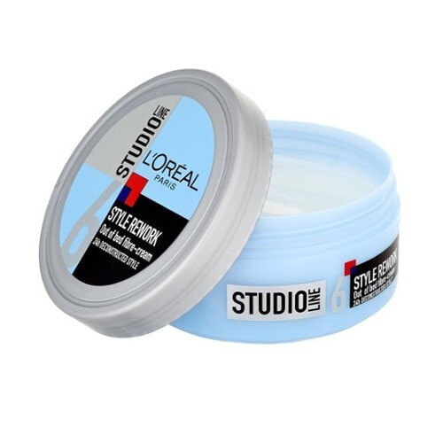 Fibrous modeling cream Hair Studio Line (Style Rework Out Of Bed Fibre Cream) 150 ml