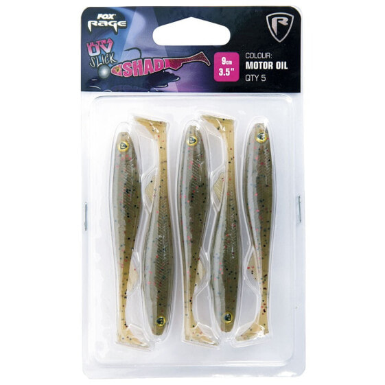 FOX RAGE Slick Shad Ultra UV Soft Lure 90 mm