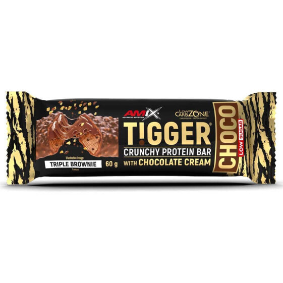 AMIX TiggerZero Choco 60g Protein Bar Triple Brownie