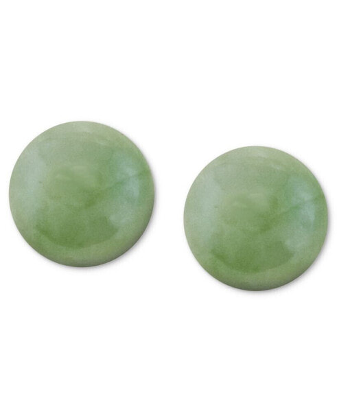 Серьги Macy's 14k Gold  Jade Studs