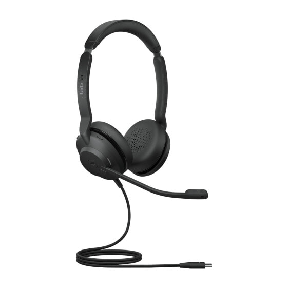Jabra Evolve2 30 - MS Stereo - Kopfhörer - Kopfband - Büro/Callcenter - Schwarz - Binaural - Anruf annehmen/beenden - Stummschalten - Abspielen/Pause - Track < - Ortung > - Lautstärke + - Lautsärke -