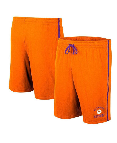 Шорты мужские Colosseum Orange Clemson Tigers Thunder Slub