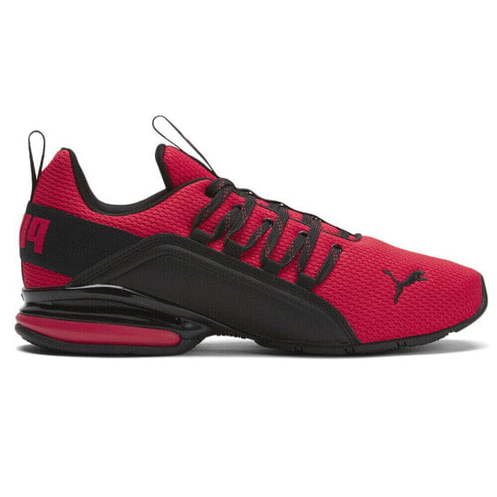 Puma Axelion Refresh Lace Up Running Mens Red Sneakers Athletic Shoes 37791107