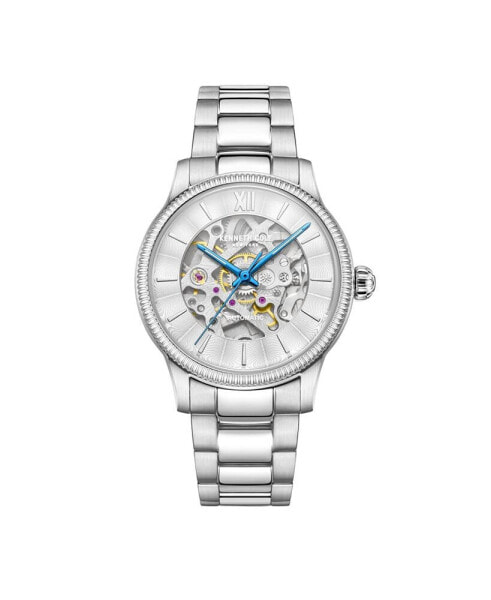 Women's Automatic Silver-tone Stainless Steel Bracelet Watch 36mm