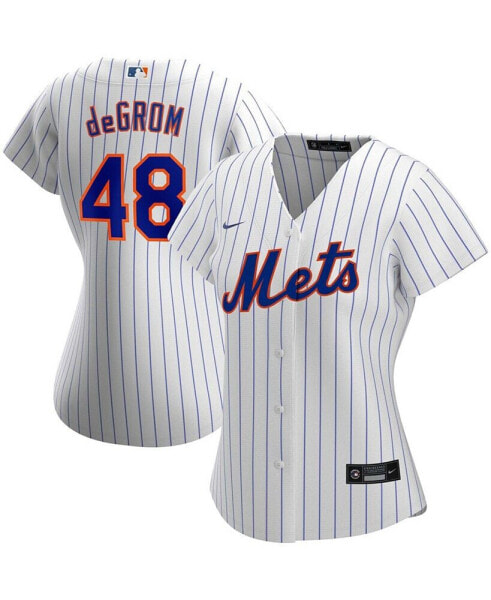 Блузка Nike женская Jacob Degrom белая New York Mets Home Replica Player Jersey