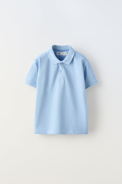 Basic plain polo shirt