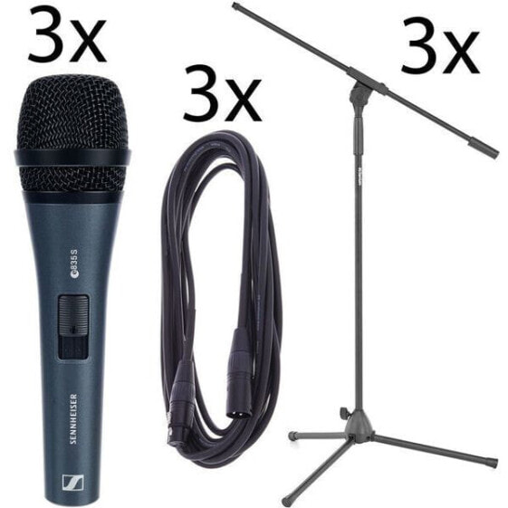 Микрофон Sennheiser E835 S 3Pack Bundle